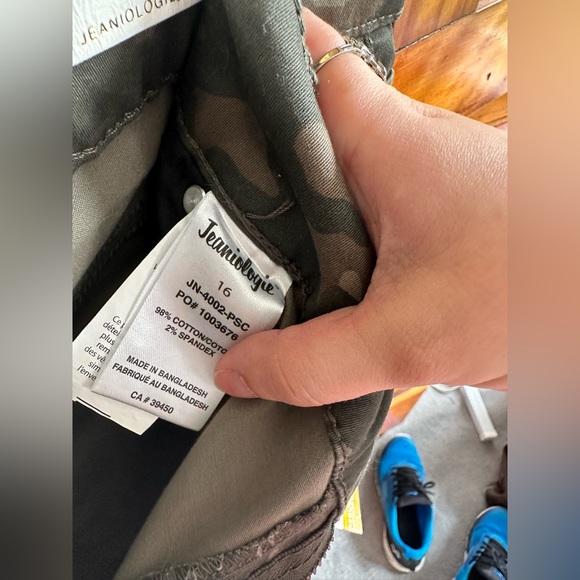 Camo skinny cargo pants size 16 - Picture 3 of 6